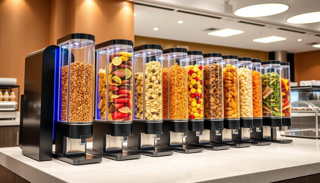 food service tube style dispensers self service